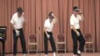 Agile Seniors Perform Michael Jackson's Moonwalk